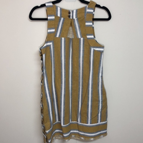 Fate Striped Sleeveless Dress Small - Picture 4 of 7